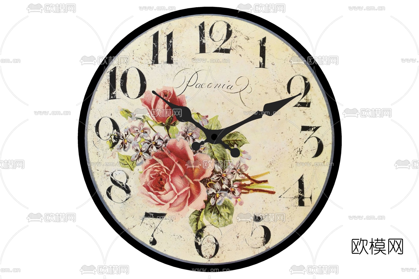 现代挂钟免费su模型下载