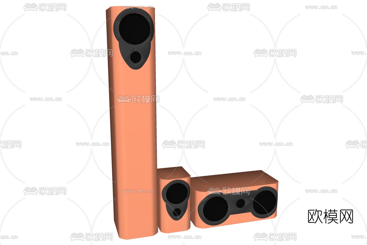 现代音响设备免费su模型下载