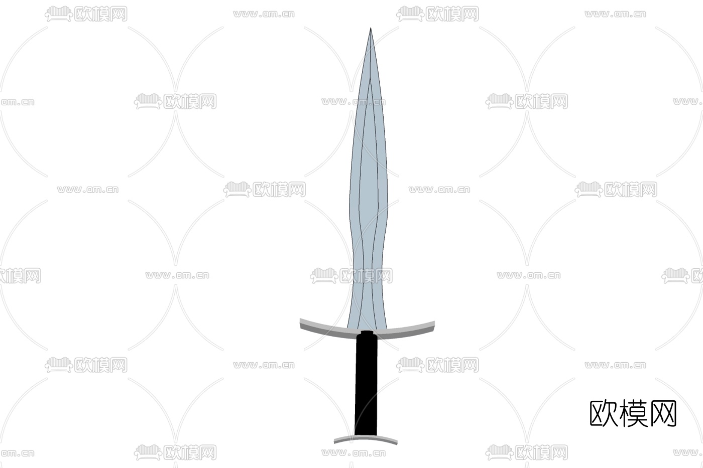 现代长剑免费su模型