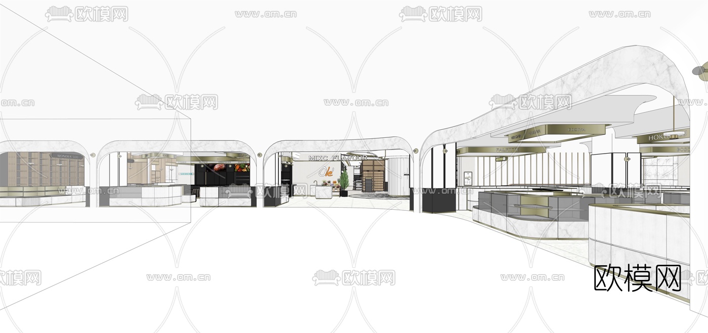 现代超市su模型