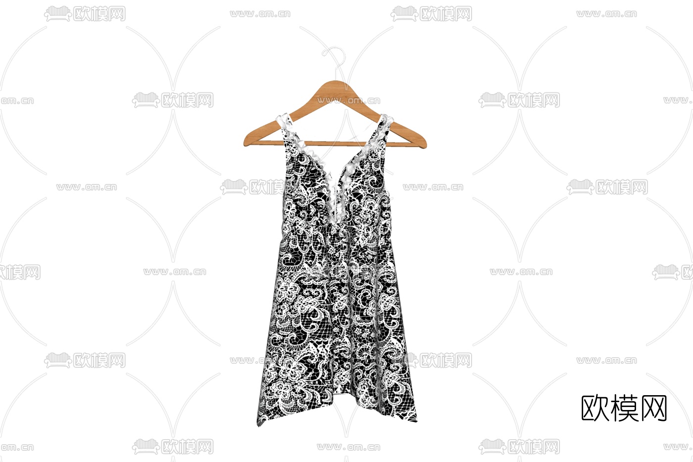 现代服饰免费su模型