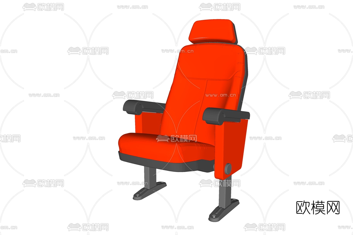 现代布艺按摩椅免费su模型下载