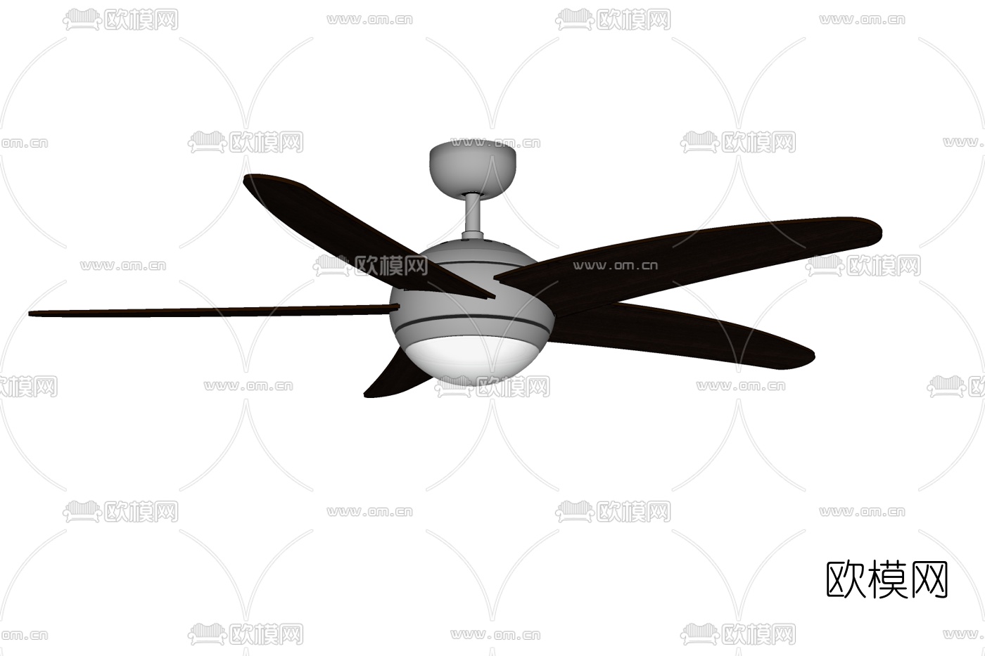 现代铁艺电风扇免费su模型下载