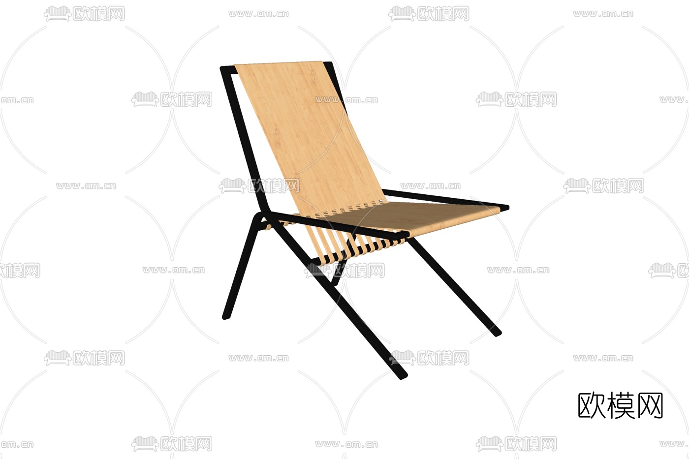 现代休闲椅免费su模型下载