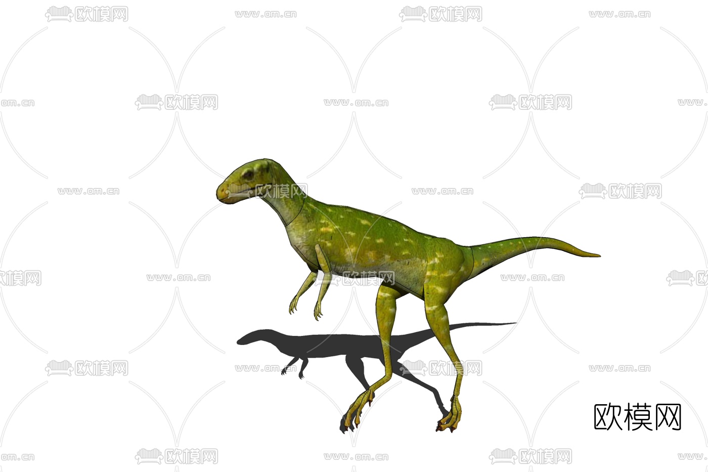 现代恐龙免费su模型下载