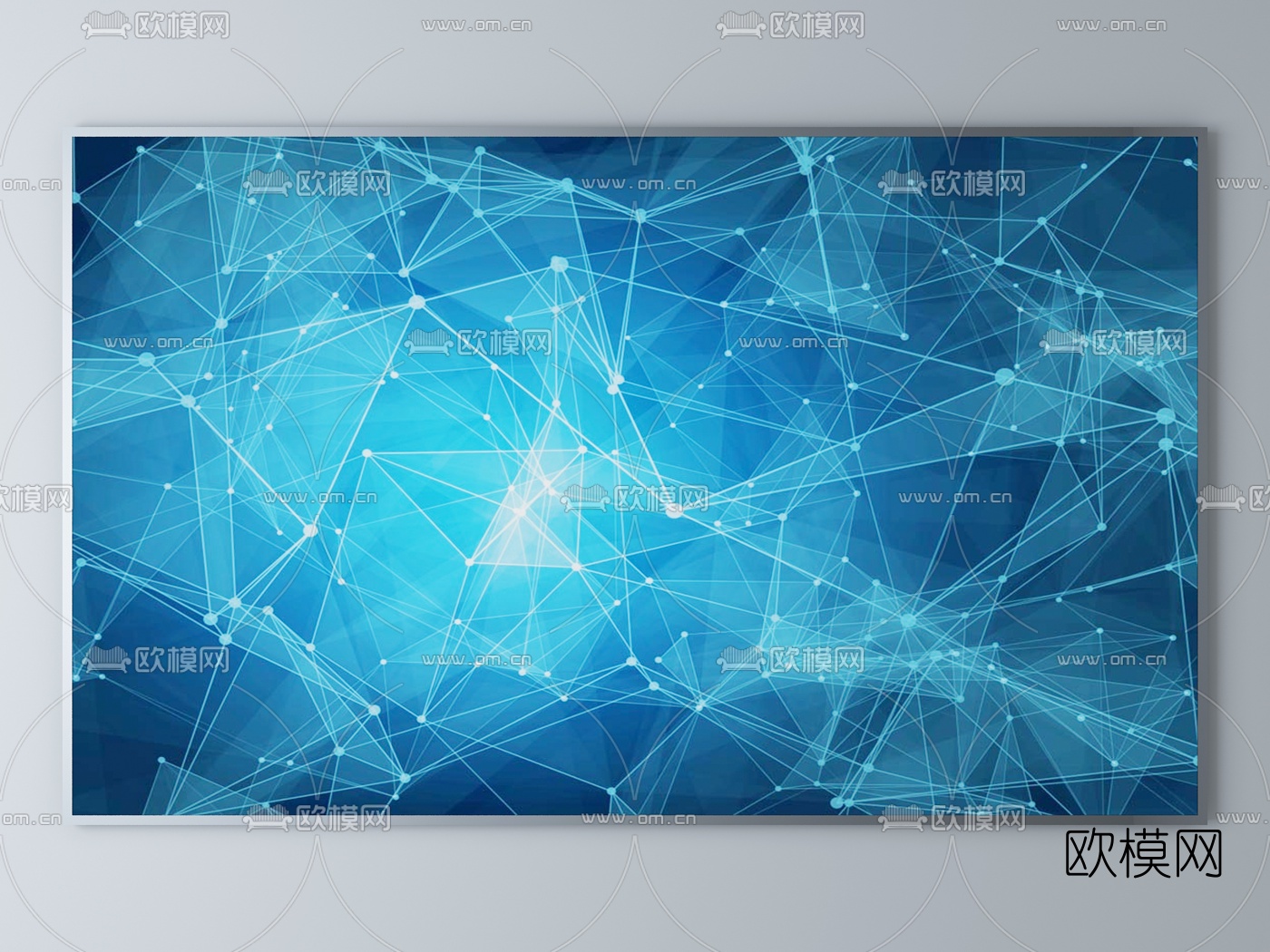 现代提示窗口电子屏3d模型