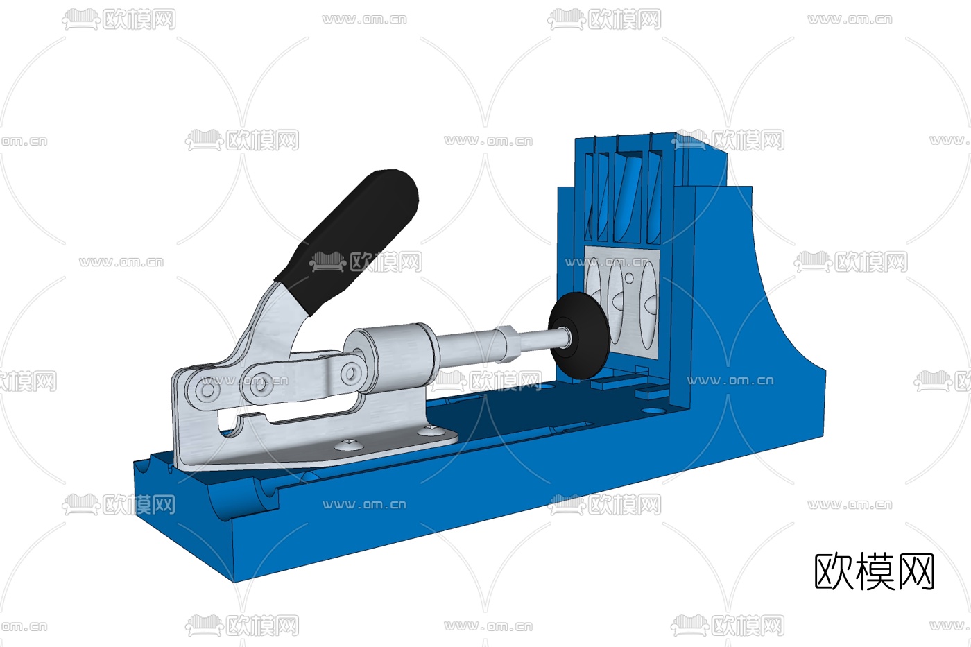 现代压模器免费su模型下载