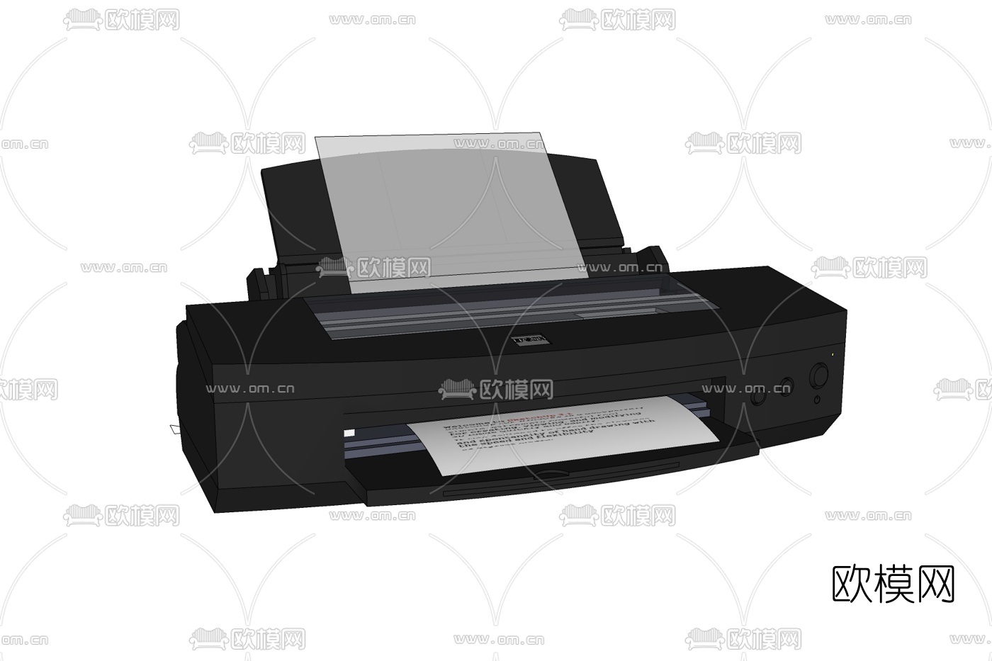 现代打印机免费su模型下载