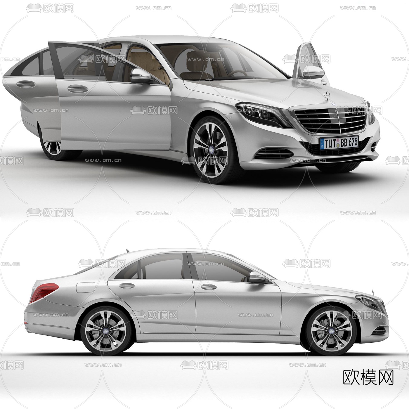 现代奔驰汽车3d模型