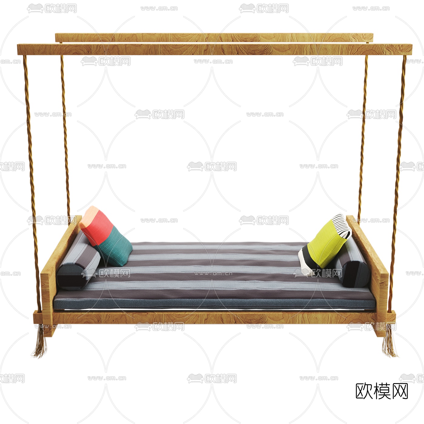 现代吊床3d模型