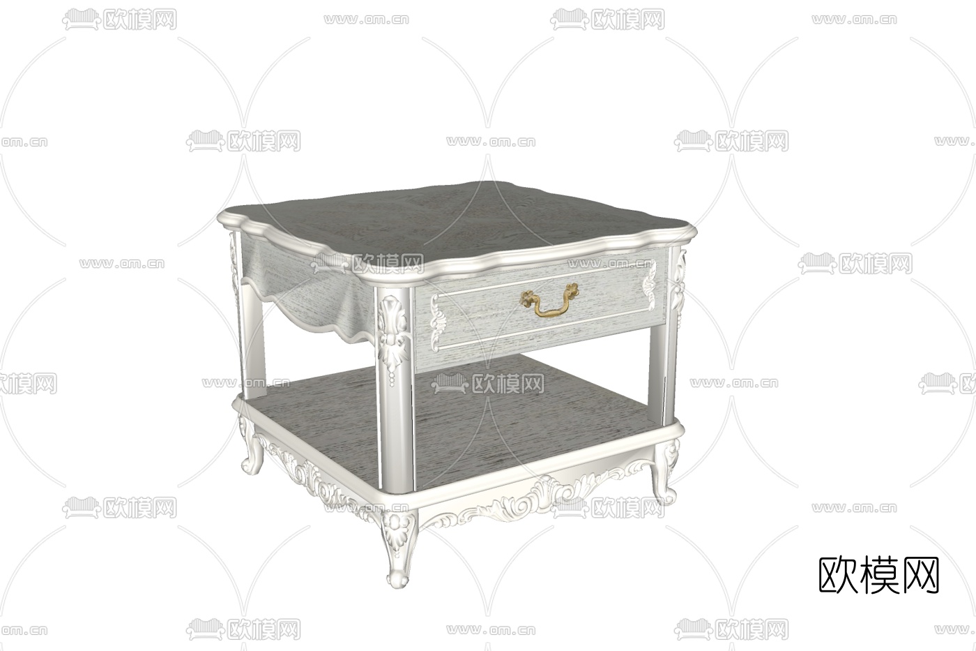 欧式角几免费su模型下载