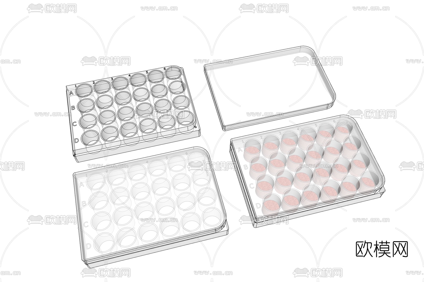 现代化学样本储存盒免费su模型下载