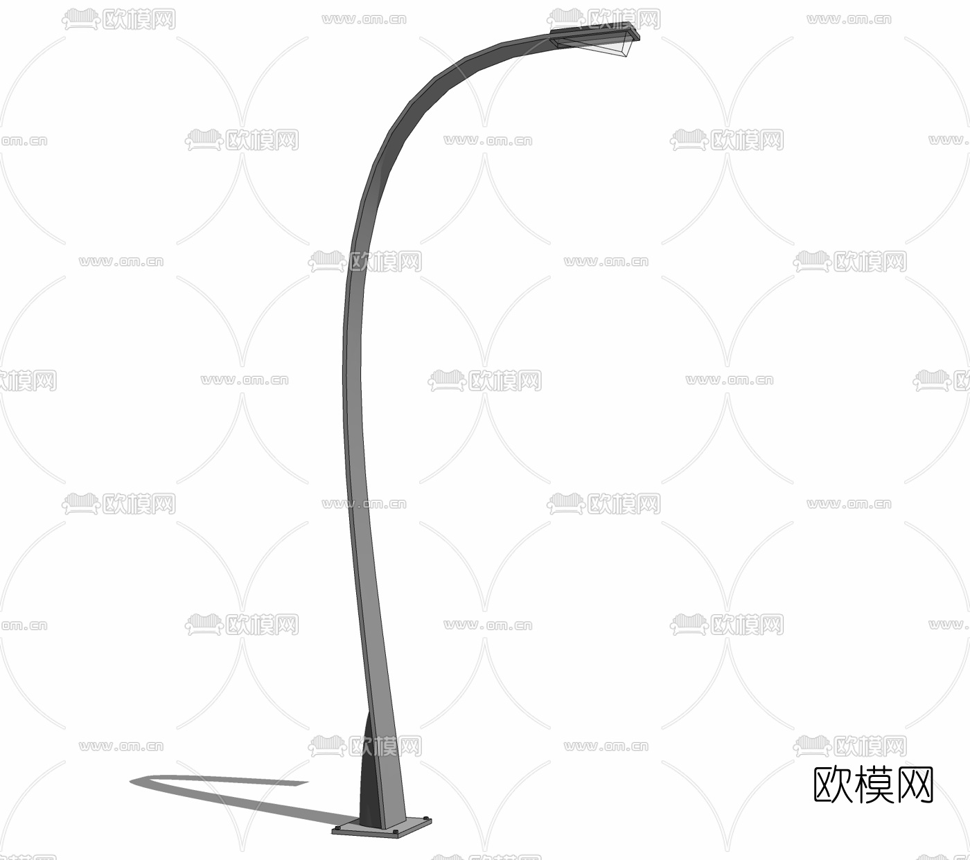 现代户外路灯免费su模型