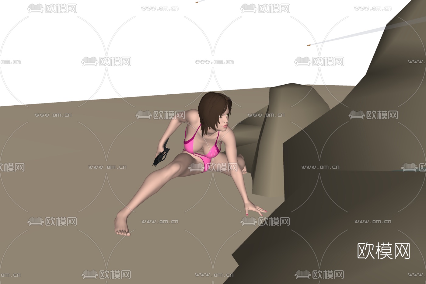 现代定时炸弹角色免费su模型下载