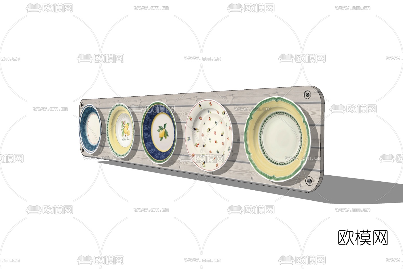 北欧装饰品免费su模型下载