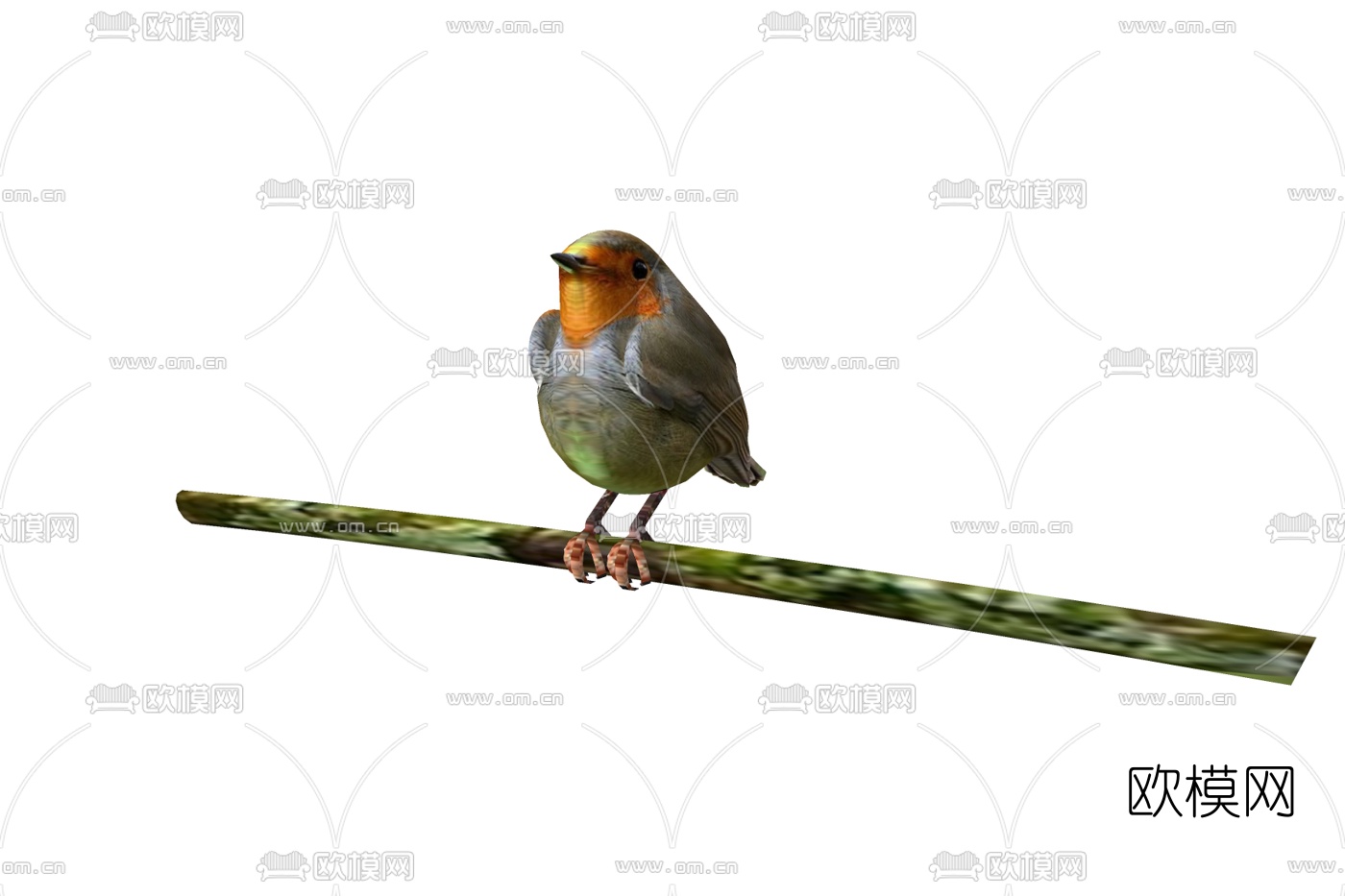 现代鸟儿免费su模型下载