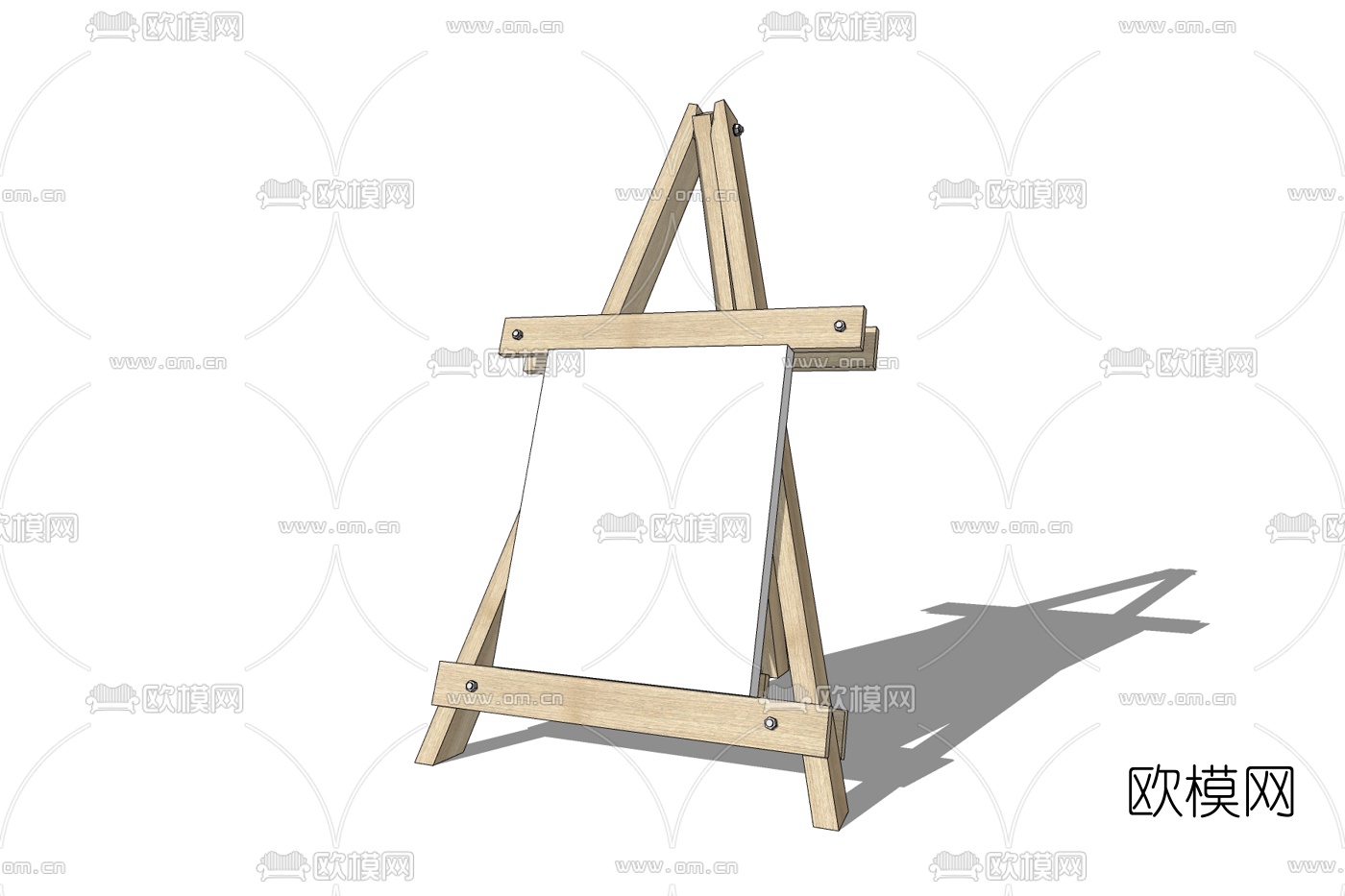 现代画架免费su模型