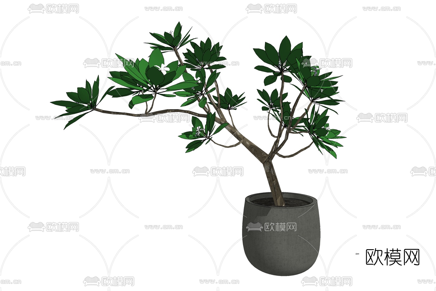 现代装饰品免费su模型下载