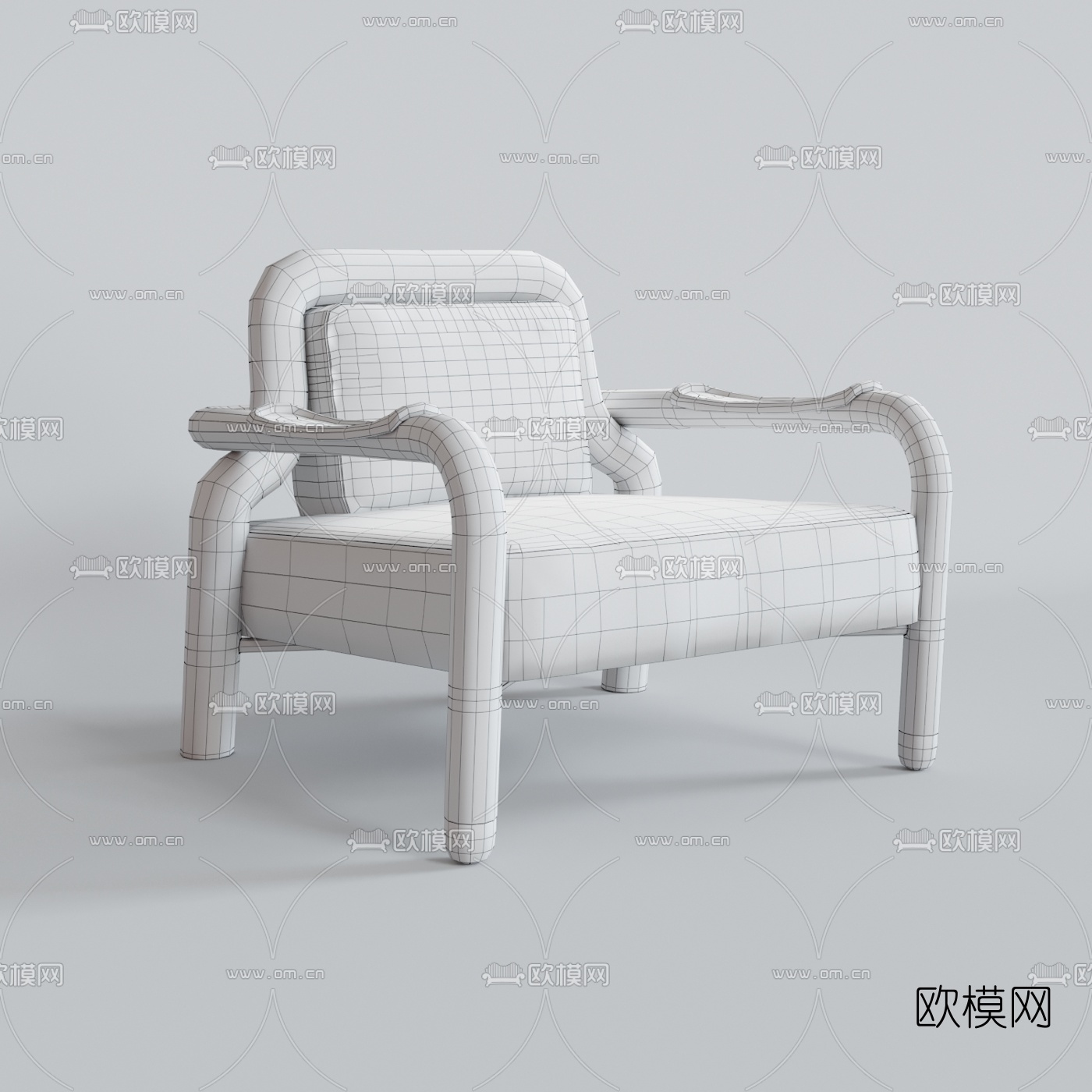 现代休闲沙发3d模型