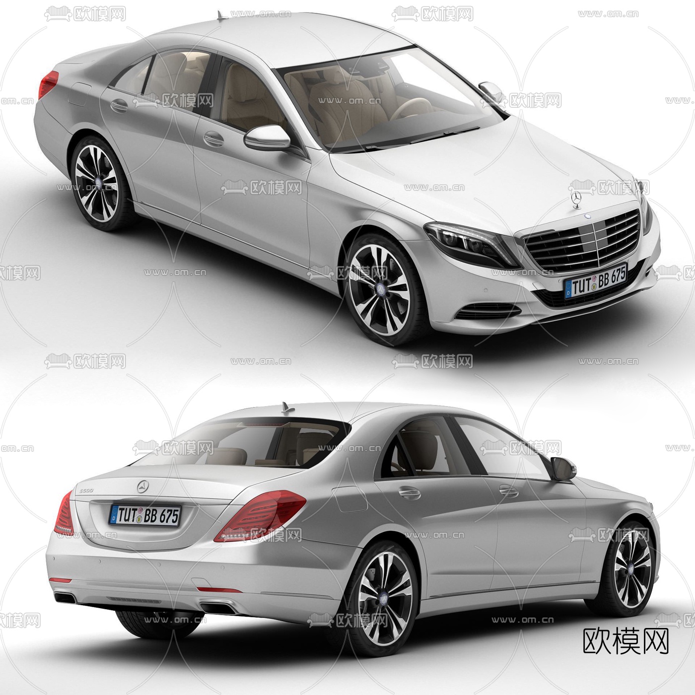 现代奔驰汽车3d模型