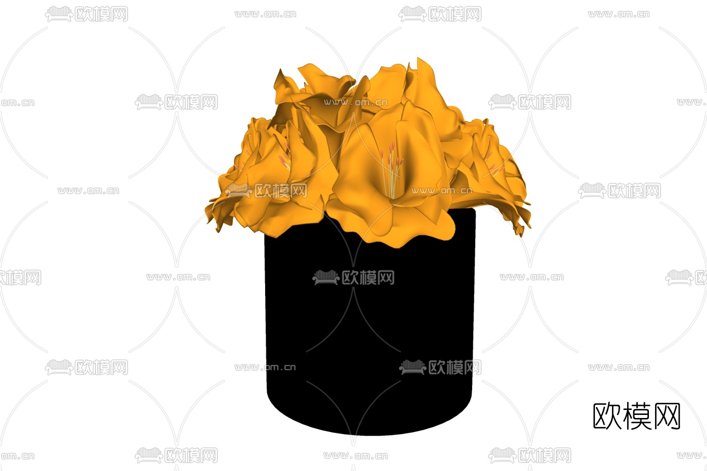 现代装饰品免费su模型
