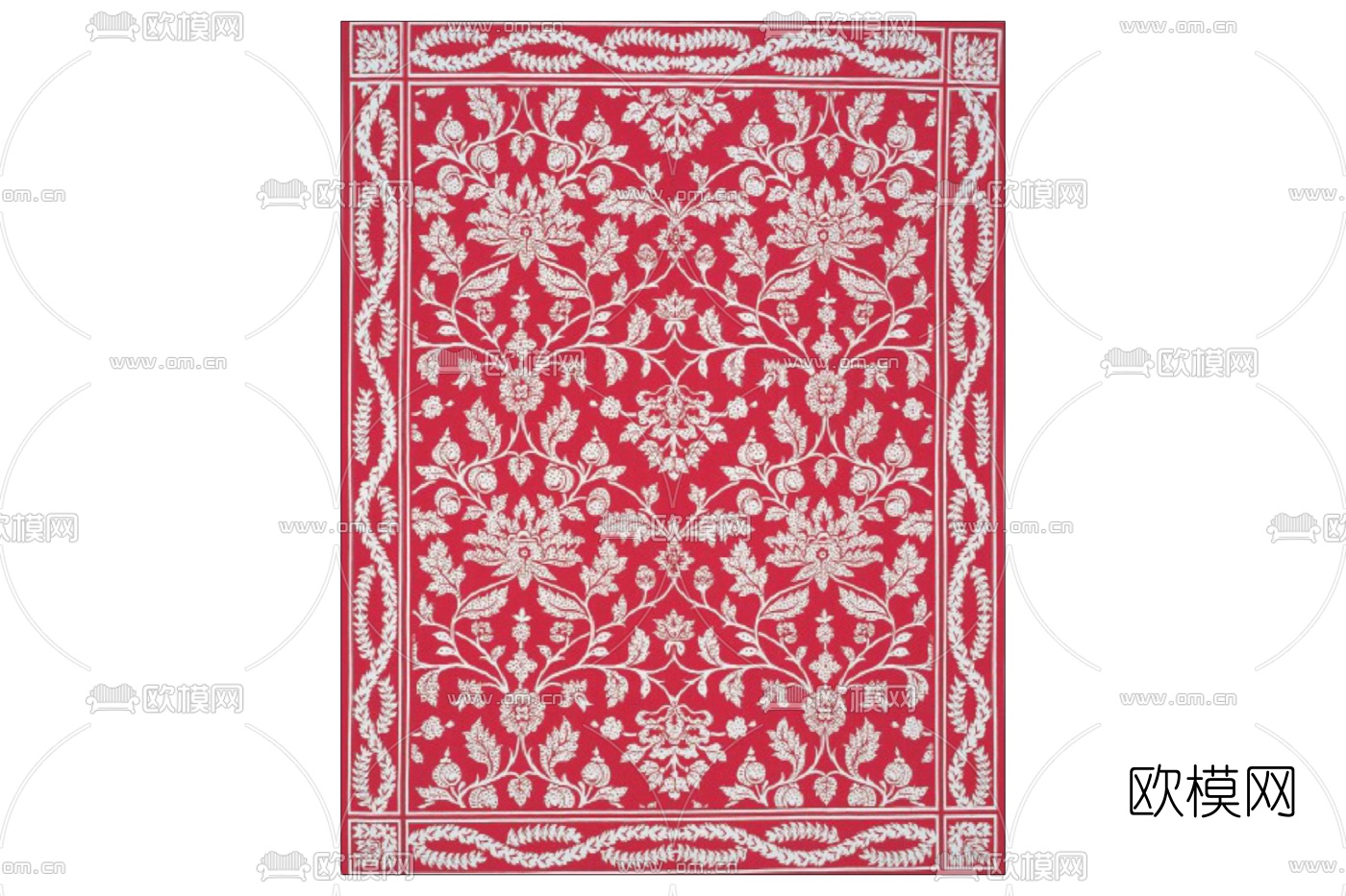简欧地毯免费su模型下载