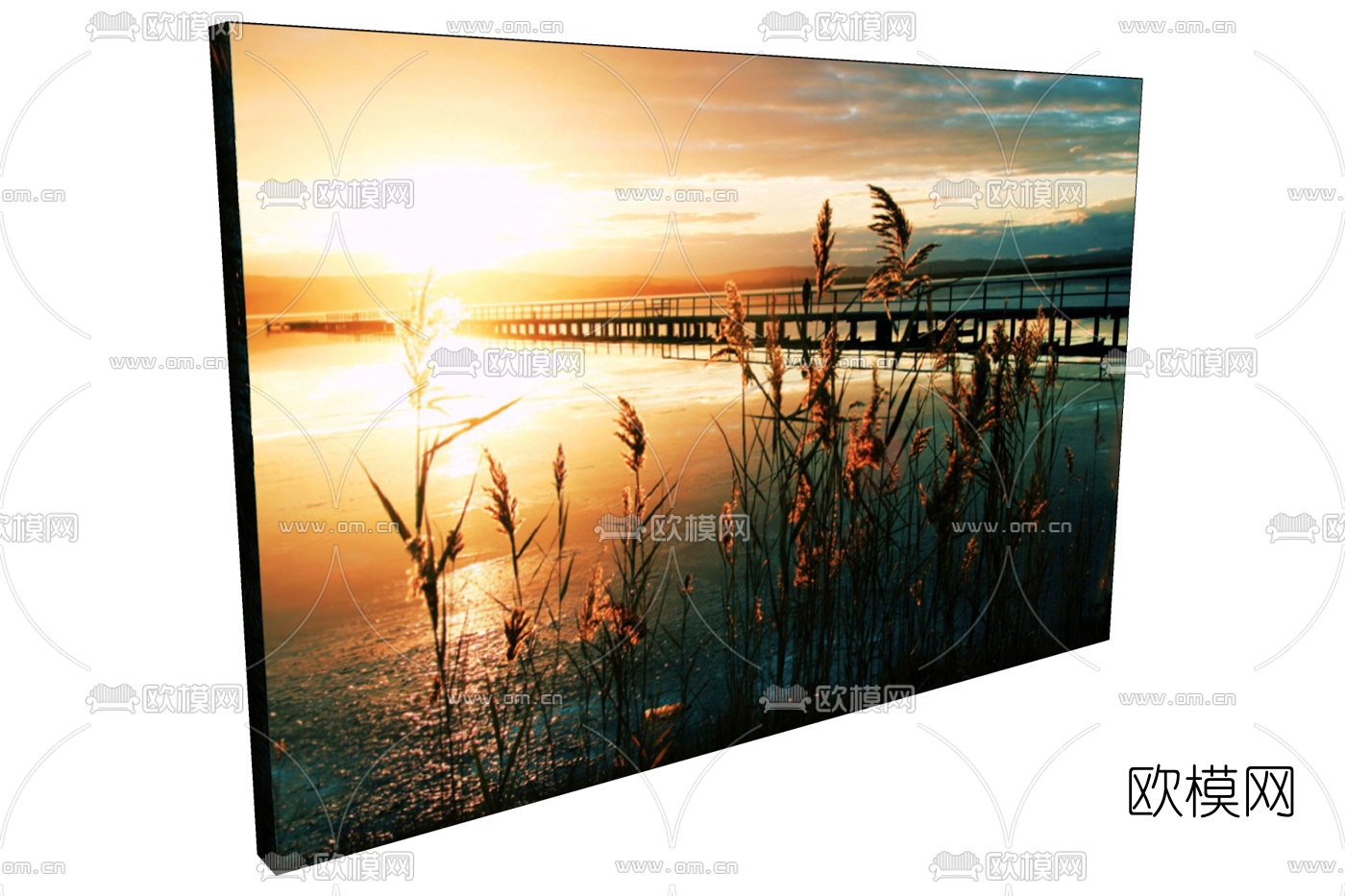 现代装饰画免费su模型下载