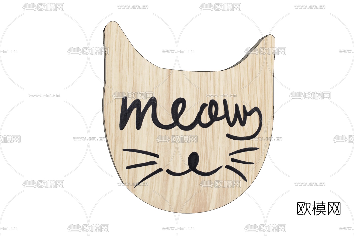 现代儿童猫咪挂件免费su模型