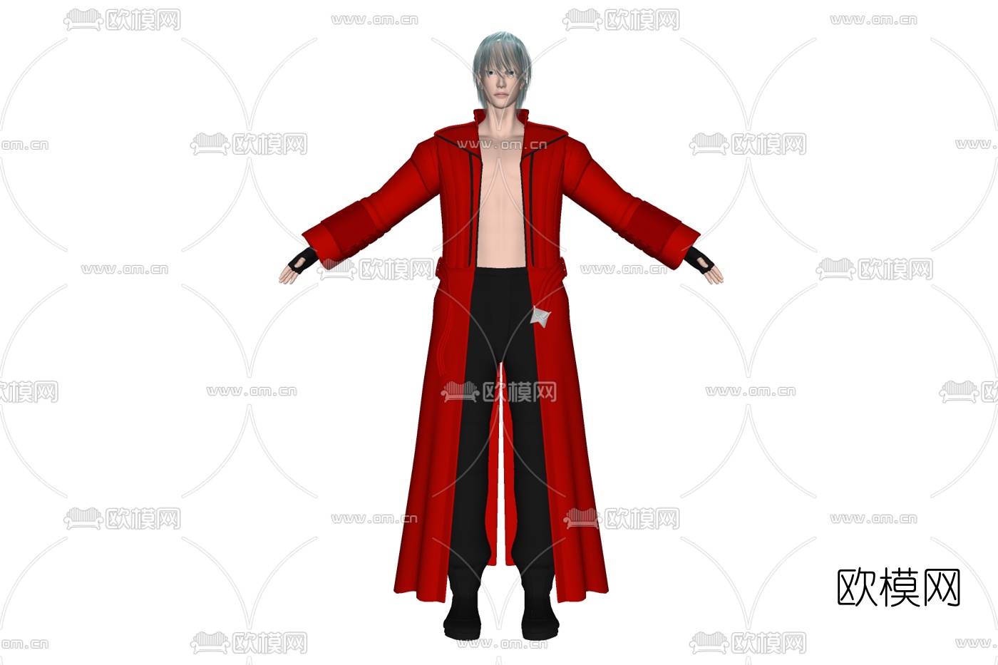 现代鬼泣但丁免费su模型下载