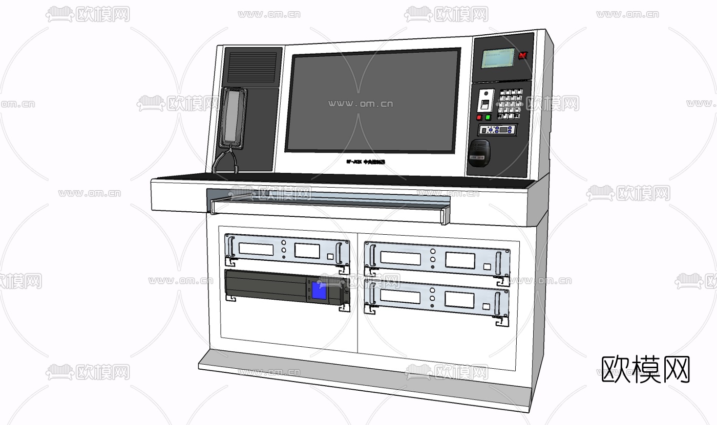 现代工业设备免费su模型下载