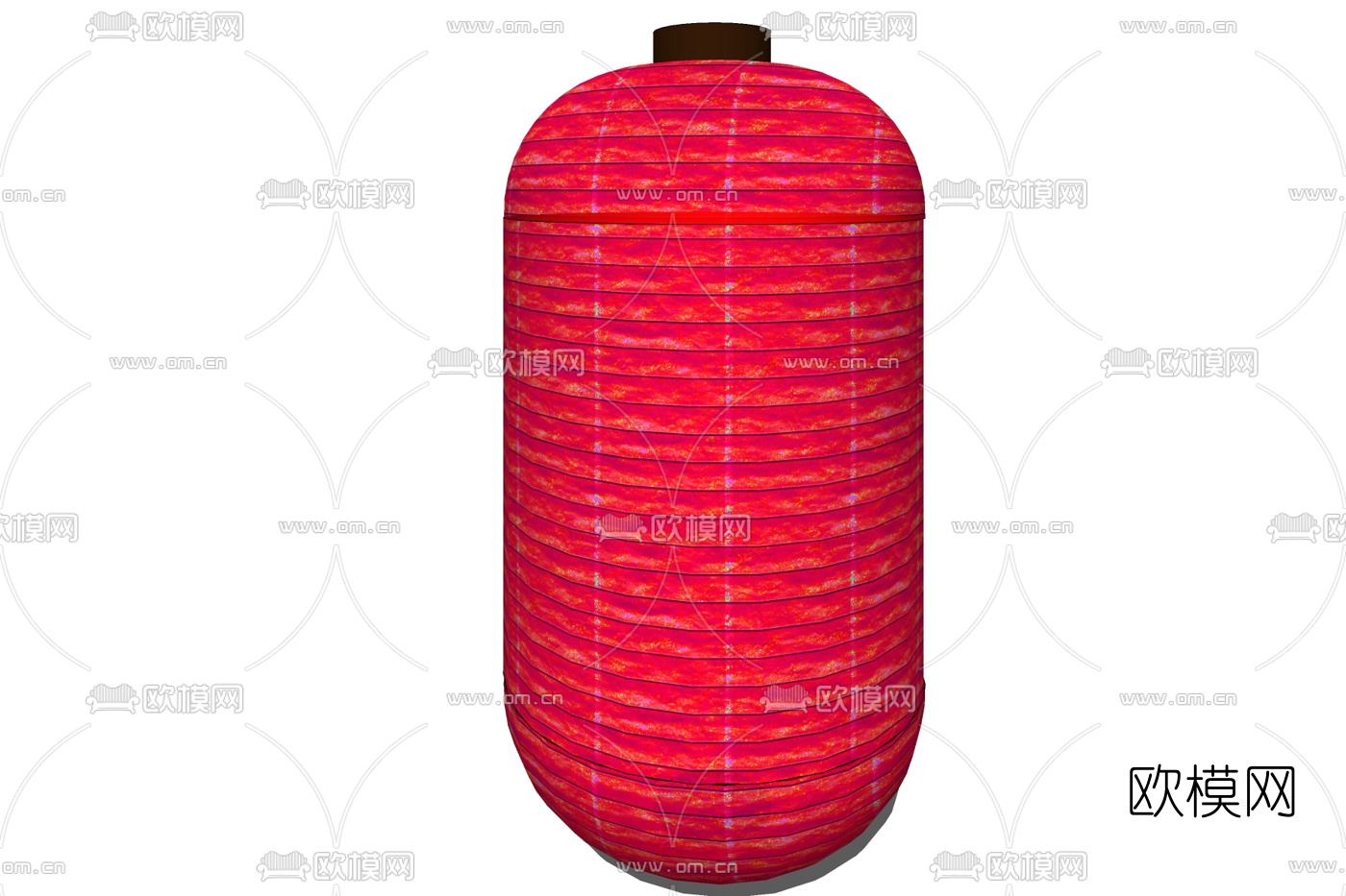 中式灯笼装饰吊灯免费su模型下载