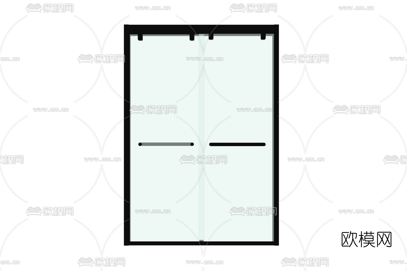 现代淋浴间免费su模型下载