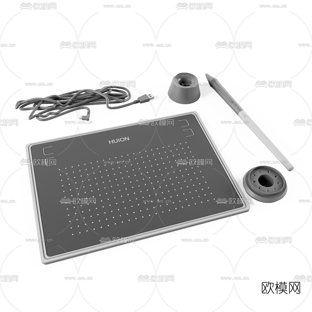 现代智能手绘板3d模型下载
