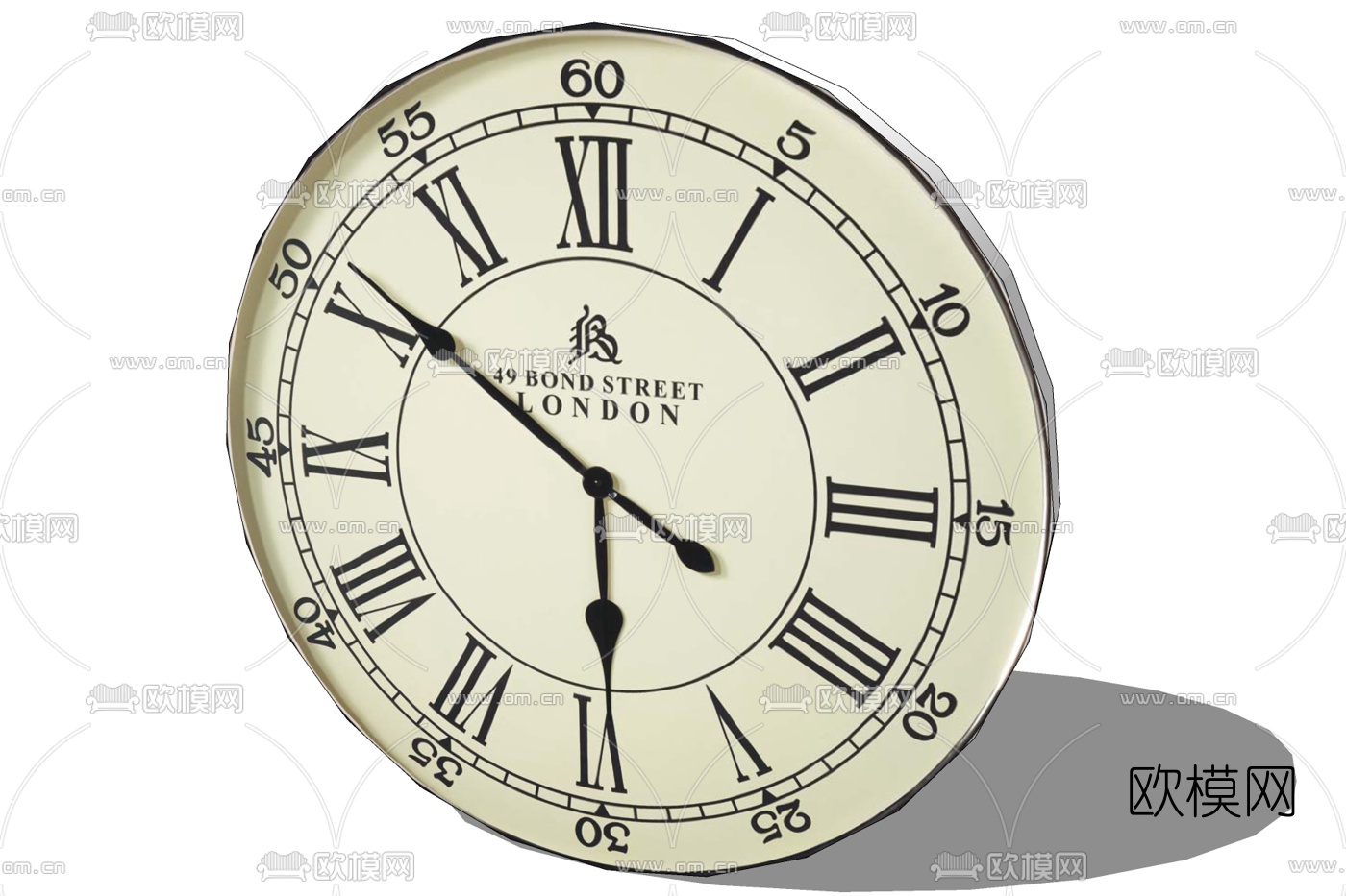 欧式挂钟免费su模型下载