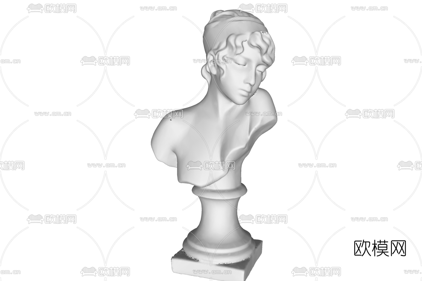 欧式雕塑免费su模型下载