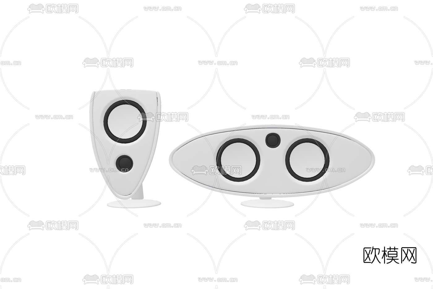 现代音响设备免费su模型下载