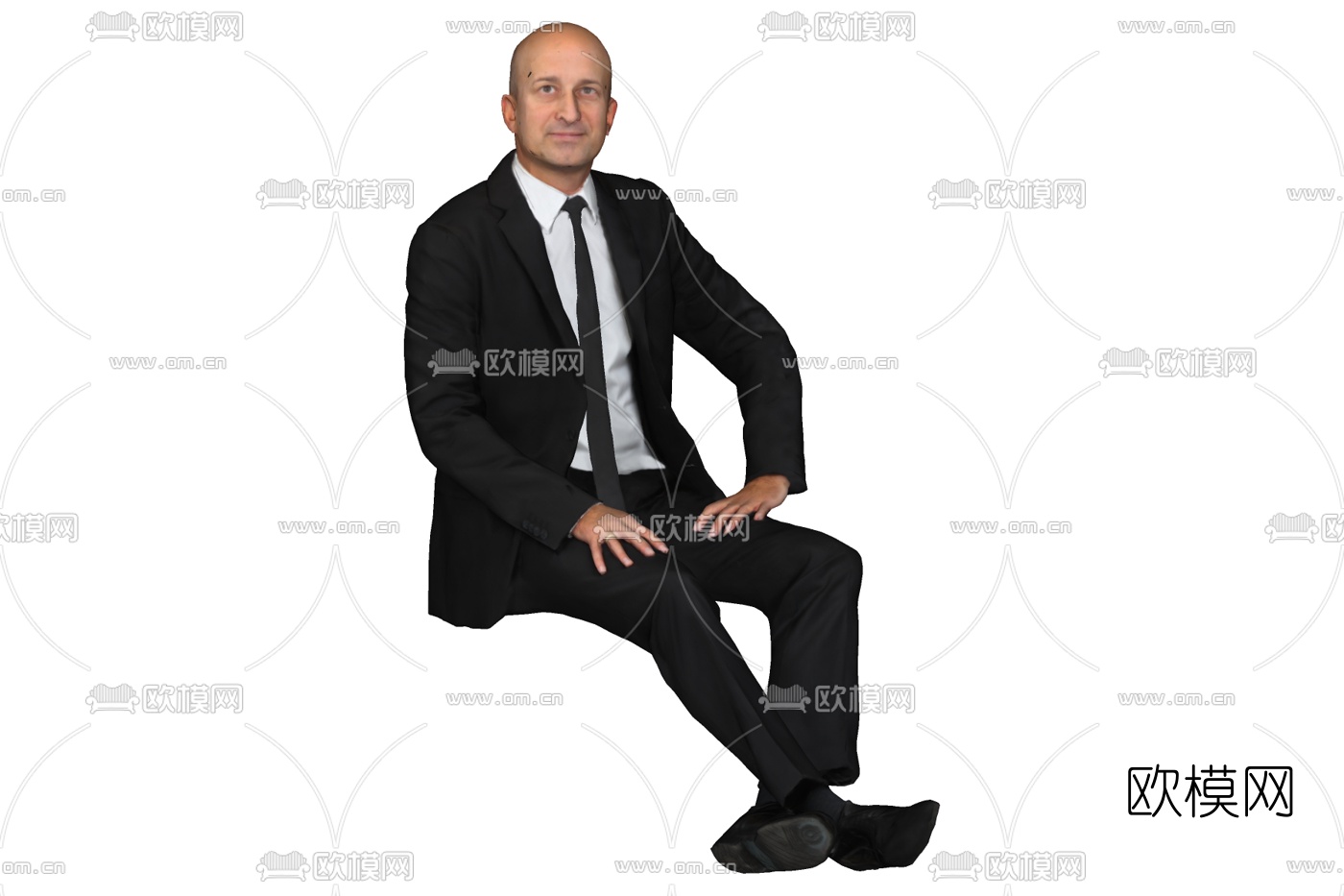 现代男白领免费su模型下载