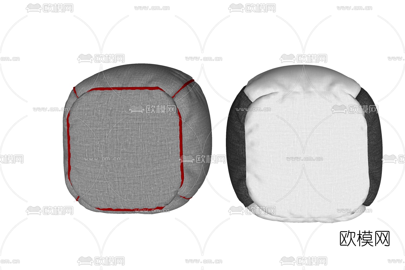 现代懒人沙发免费su模型下载