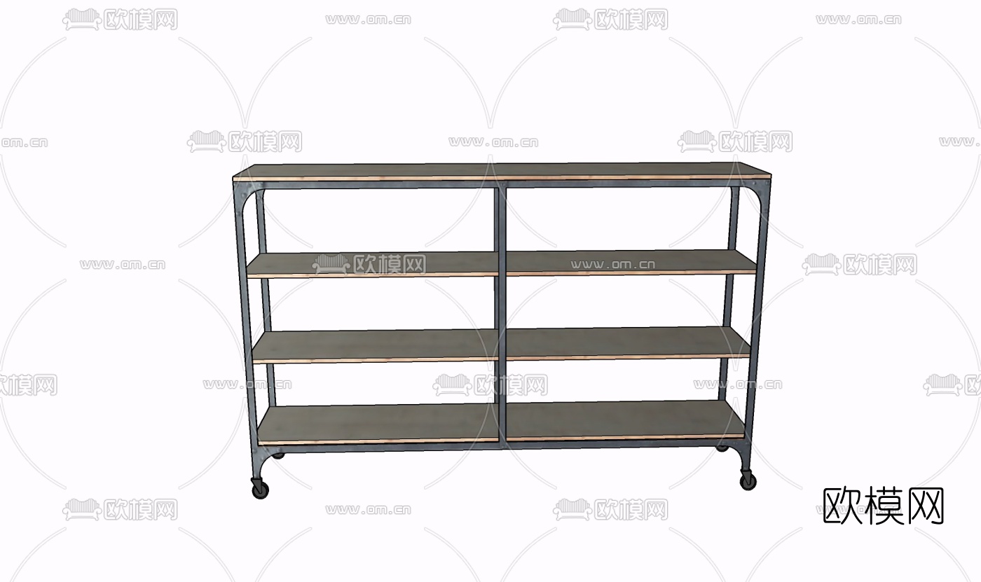 现代装饰架免费su模型下载