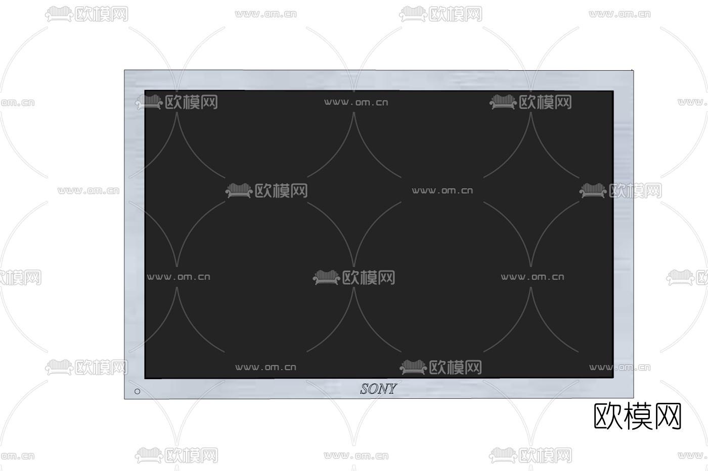 现代索尼电视机免费su模型下载