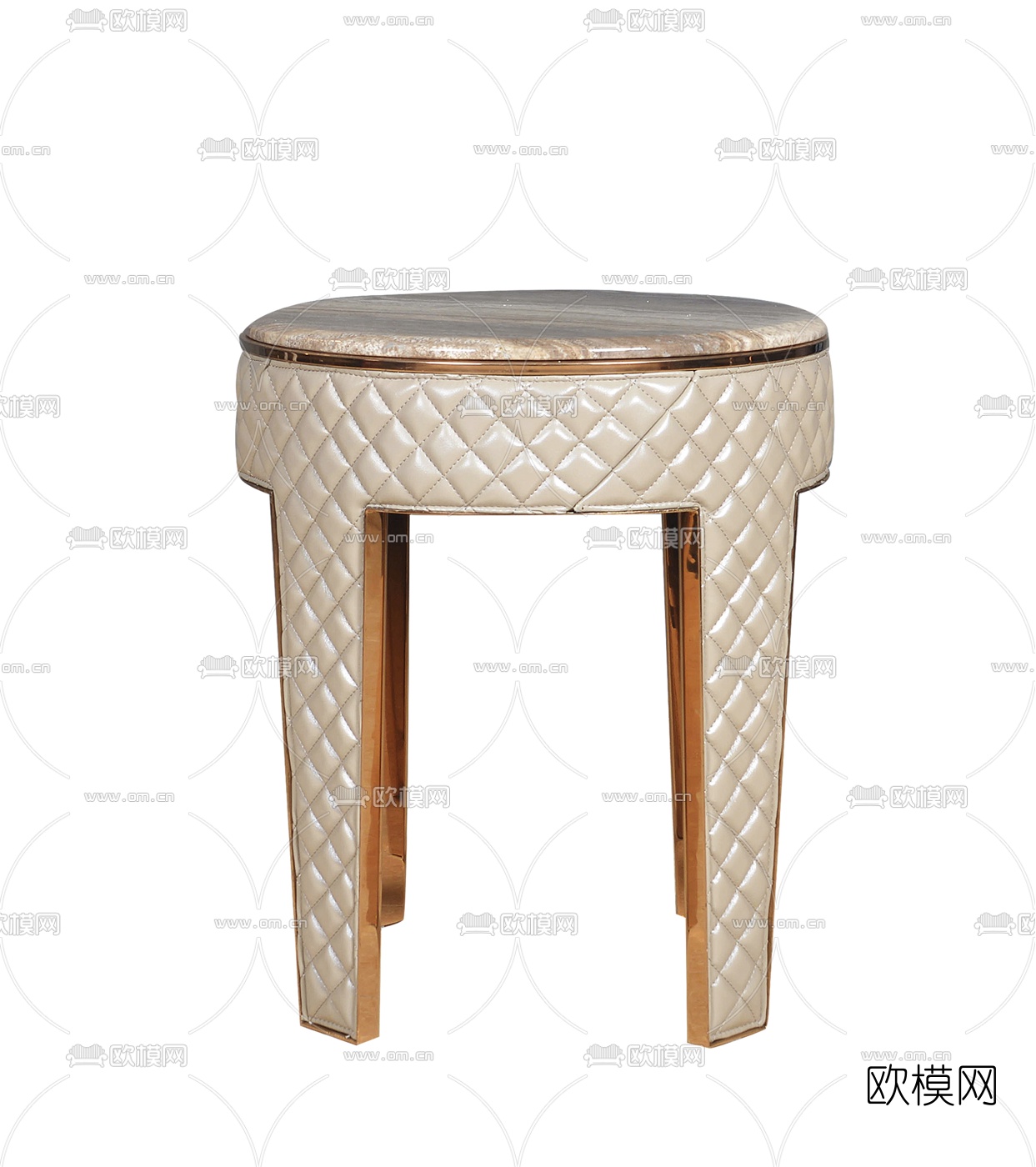 后现代休闲圆几3d模型