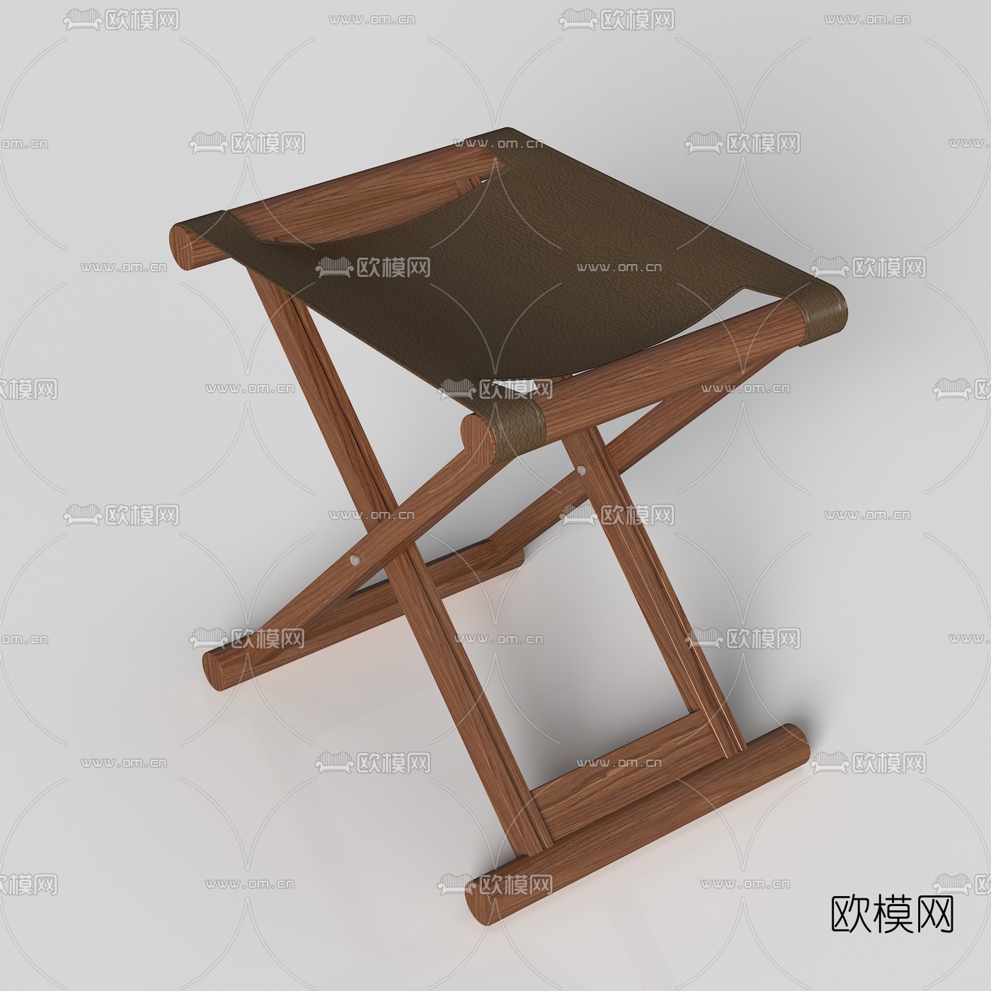 中式凳子边几组合3d模型下载（渲染图3）