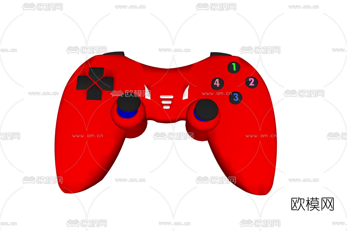 现代游戏手柄免费su模型下载