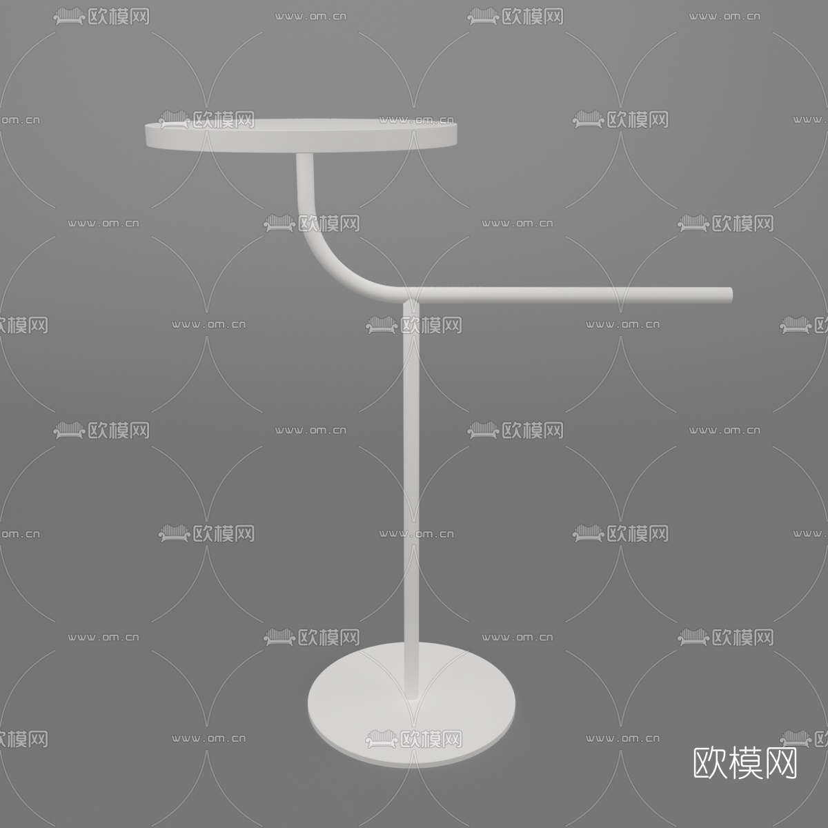 现代圆几边几免费3d模型下载（渲染图4）