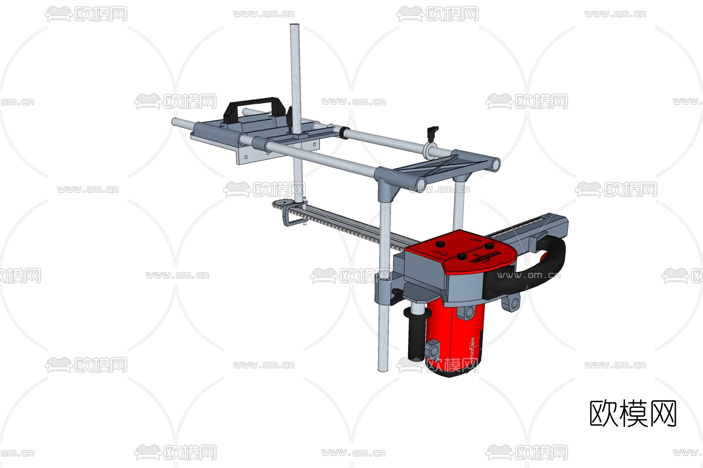 现代机床免费su模型下载