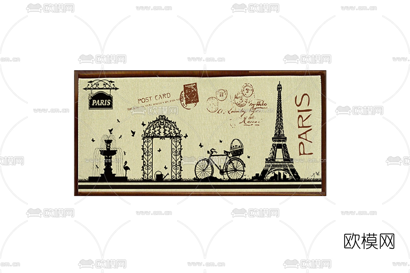 美式地毯免费su模型下载