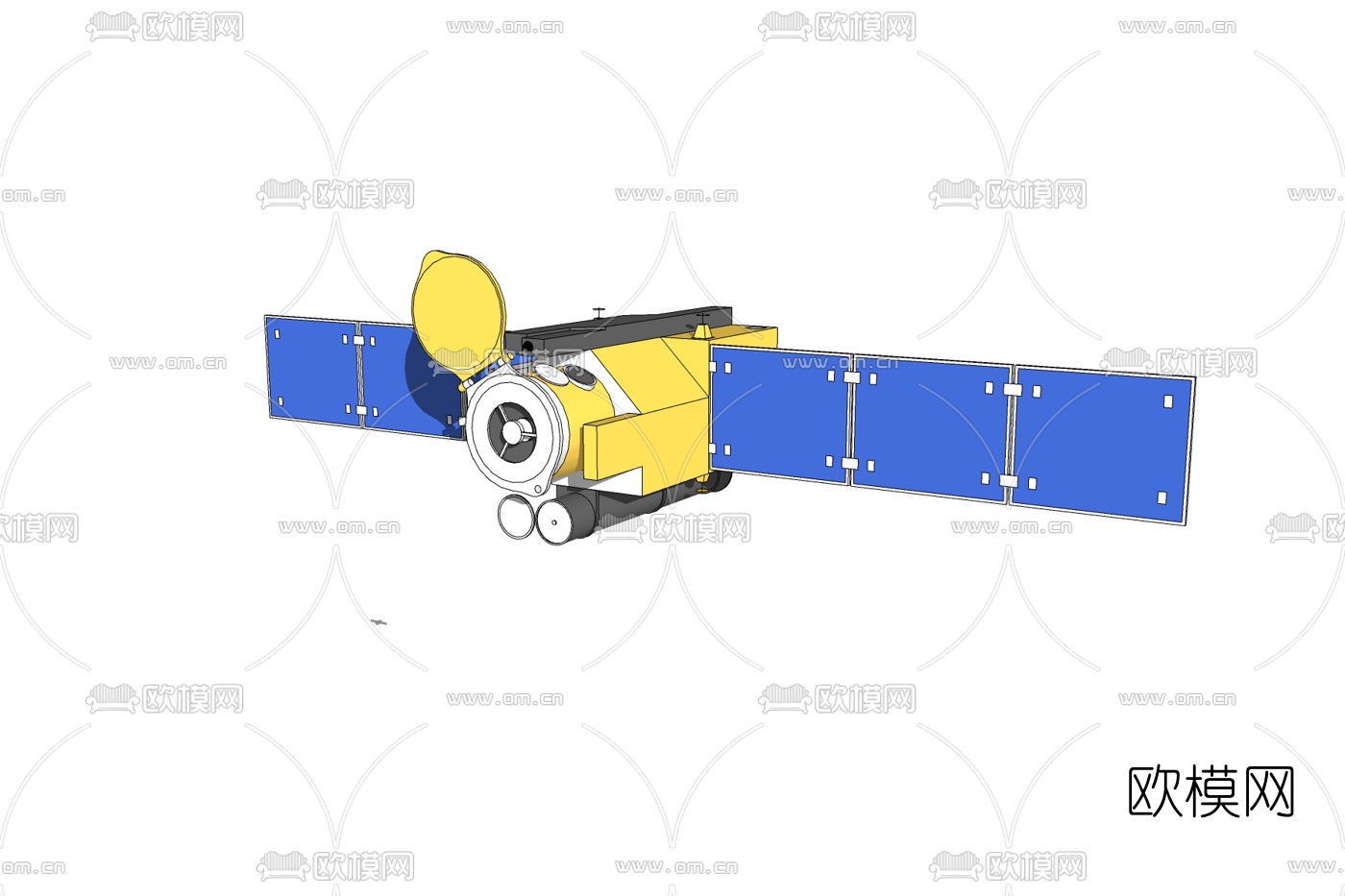 现代卫星免费su模型