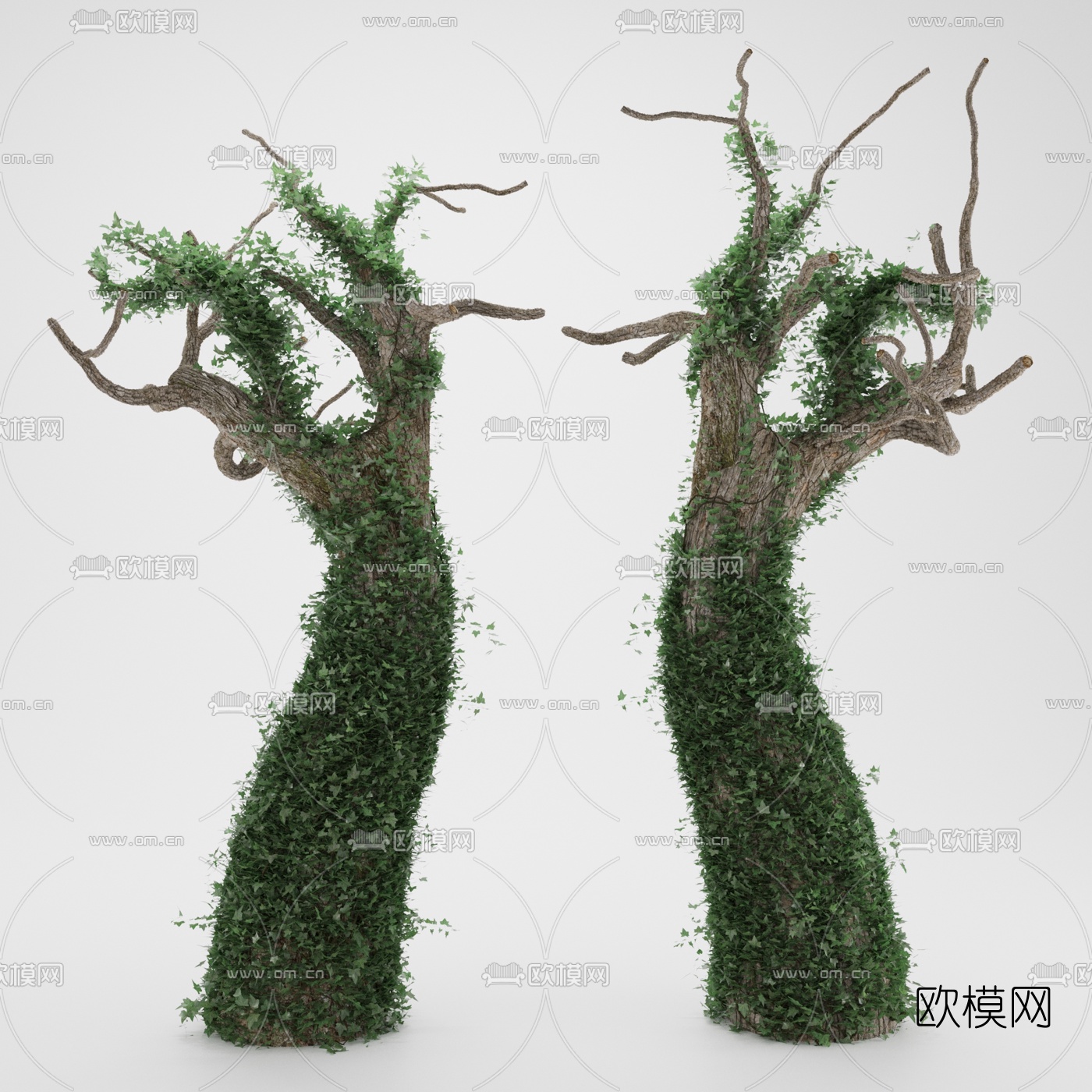 现代枯树3d模型