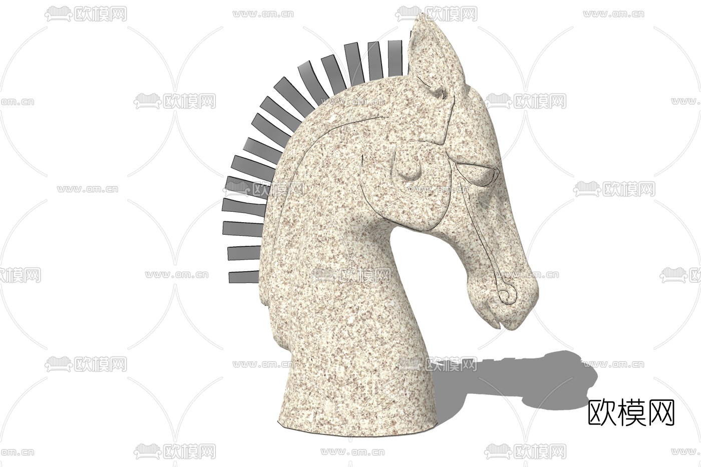 北欧装饰品免费su模型下载