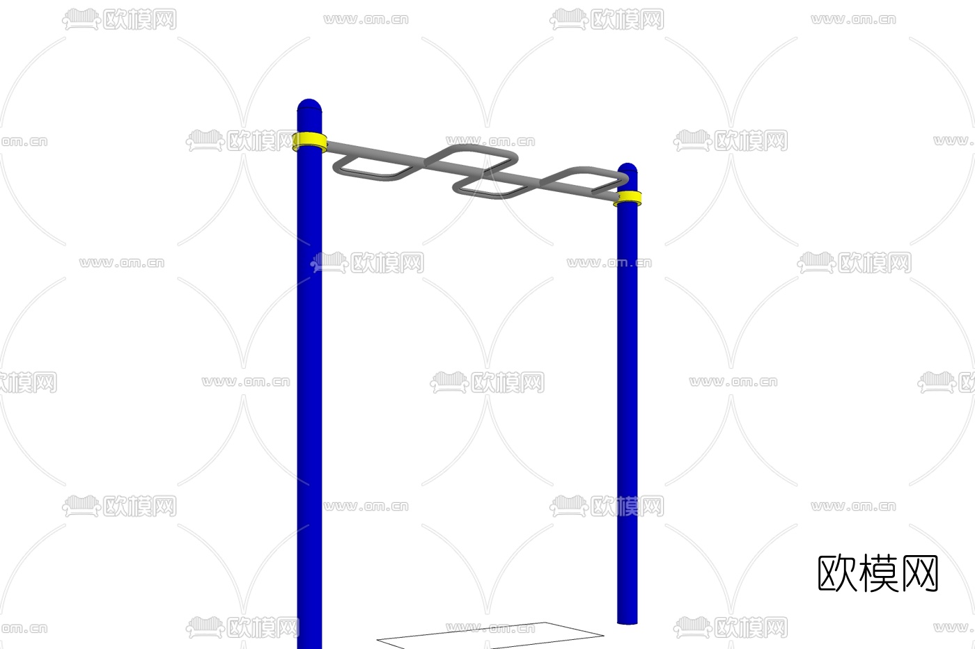 现代儿童游乐设备免费su模型下载